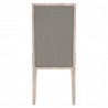 Essentials For Living Martin Dining Chair in LiveSmart Peyton Slate - Back