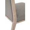 Essentials For Living Martin Dining Chair in LiveSmart Peyton Slate - Seat Frame Close-up