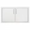 Summerset Grills 45 Double Access Door with Hidden Hinge - Masonry Frame - Summerset Grills 45 Double Access Door with Hidden Hinge - Masonry Frame