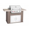Bull BBQ Master Q Outdoor Kitchen & Stainless Steel Grill - Angled View 3