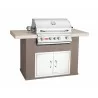 Bull BBQ Master Q Outdoor Kitchen & Stainless Steel Grill - Angled View - Bull BBQ Master Q Outdoor Kitchen & Stainless Steel Grill - Angled View