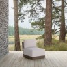 Azzurro Living Maui Armless Chair With Fawn Cushion - Lifestyle
