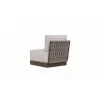 Azzurro Living Maui Armless Chair With Fawn Cushion - Back Angled - Azzurro Living Maui Armless Chair With Fawn Cushion - Back Angled