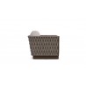 Azzurro Living Maui Swivel Club Chair With Fawn Cushion - Side