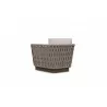 Azzurro Living Maui Swivel Club Chair With Fawn Cushion - Back Angle - Azzurro Living Maui Swivel Club Chair With Fawn Cushion - Back Angle