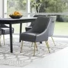 Maxine Dining Chair Gray & Gold-Lifestyle 1 - Maxine Dining Chair Gray & Gold-Lifestyle 1