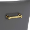 Maxine Dining Chair Gray & Gold-bar