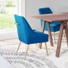 Maxine Dining Chair Navy Blue & Gold-Lifestyle 2