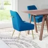 Maxine Dining Chair Navy Blue & Gold-Lifestyle 2 - Maxine Dining Chair Navy Blue & Gold-Lifestyle 2