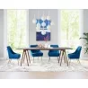 Maxine Dining Chair Navy Blue & Gold-Lifestyle 1 - Maxine Dining Chair Navy Blue & Gold-Lifestyle 1