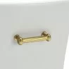 Maxine Dining Chair White & Gold- bar - Maxine Dining Chair White & Gold- bar