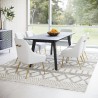 Maxine Dining Chair White & Gold-Lifestyle 2