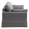 Essentials For Living Maxwell 89" Sofa in Earl Gray - Side
