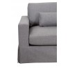 Essentials For Living Maxwell 89" Sofa in Earl Gray - Side Front