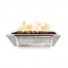he Outdoor Plus 48" X 20" Linear Maya GFRC Fire & Water Bowl