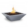 The Outdoor Plus Maya Powder Coated Fire Bowl Gray