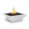 The Outdoor Plus Maya Powder Coated Fire Bowl White - The Outdoor Plus Maya Powder Coated Fire Bowl White