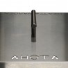 AZ Patio Heaters Heat Warden Rectangle Fire Pit Heat Deflector in Stainless Steel - Closeup Angle