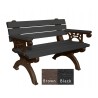 Polly Products Monarque Backed Bench With Arms