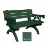 Polly Products Monarque Backed Bench With Arms - Polly Products Monarque Backed Bench With Arms