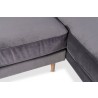 Moe's Home Collection UNWIND SECTIONAL SMOKY LEFT, Seat Closeup