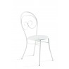 Bellini Mimmo Chair White - Front Side Angle
