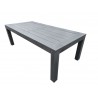 Sunset West Redondo 90"-120" Extension Table - Front Side Top Angle