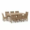 Anderson Teak Sahara 9-Piece Dining Chair and Bahama Oval 87" Ext. Outdoor Dining Set 2 - Anderson Teak Sahara 9-Piece Dining Chair and Bahama Oval 87" Ext. Outdoor Dining Set 2