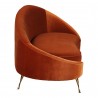 Moe's Home Collection Abigail Chaise Umber - Side Angle