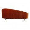 Moe's Home Collection Abigail Chaise Umber - Back Angle