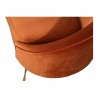 Moe's Home Collection Abigail Chaise Umber - Seat Closeup Top Angle