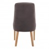 Moe's Home Collection Mia Dining Chair - Set of 2 - Grey - Rear