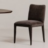 Moe's Home Collection Calla Dining Chair, Dark Grey - Set of Two - Lifestyle