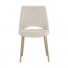 Sunpan Radella Dining Chair Bergen Taupe - Front Angle