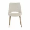 Sunpan Radella Dining Chair Bergen Taupe - Front Angle - Sunpan Radella Dining Chair Bergen Taupe - Front Angle