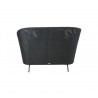 Cane-Line Mega Daybed, Right, Incl. Grey Cushion Set back view