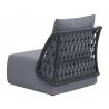 Mekan Accent Chair in Gray- side view 3