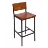 Memphis Barstool With Steel Wire Frame - Sand Black Finish