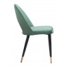 Menlo Dining Chair in Green- side view 1