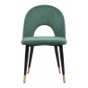 Menlo Dining Chair in Green- front view 1