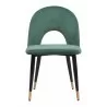 Menlo Dining Chair in Green- front view 1 - Menlo Dining Chair in Green- front view 1