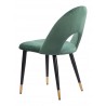 Menlo Dining Chair in Green- back view 1