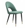 Menlo Dining Chair in Green- side view 3 - Menlo Dining Chair in Green- side view 3