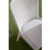 Essentials For Living Mesh Outdoor Dining Chair - Seat Back Top Angled
