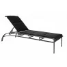 Woodard Metropolis Padded Sling Adjustable Chaise Lounge - Angled - Woodard Metropolis Padded Sling Adjustable Chaise Lounge - Angled