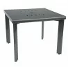 Woodard Metropolis Square Dining Umbrella Table - Woodard Metropolis Square Dining Umbrella Table