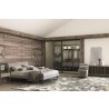 J&M Furniture Metropolitan Fabric King & Queen Size Bed 