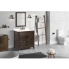 Crawford and Burke Cartaxo 31" Dark Brown Bathroom Vanity, Lifestyle