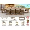 Anderson Teak 11-pc Catania Dining Set details - Anderson Teak 11-pc Catania Dining Set details