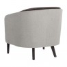 Sunpan Sheva Lounge Chair Erndst Sandstone-Meg Ash - Back Side Angle